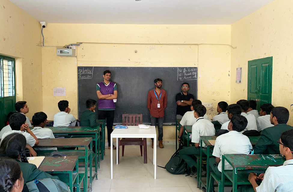 Visiting a School for Underprivileged Children